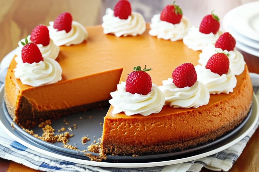 Zesty Sweet Potato Cheesecake