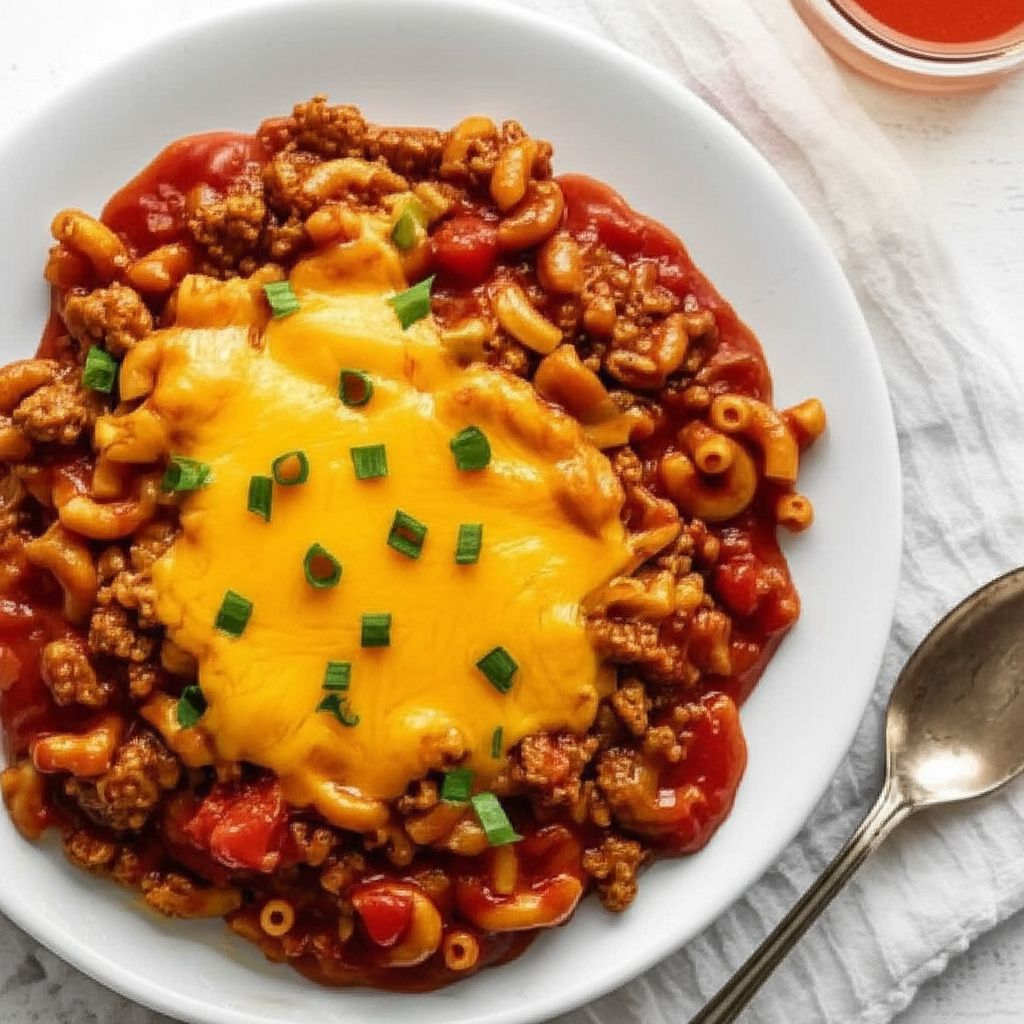 A Minnesotan's Beef and Macaroni Hotdish