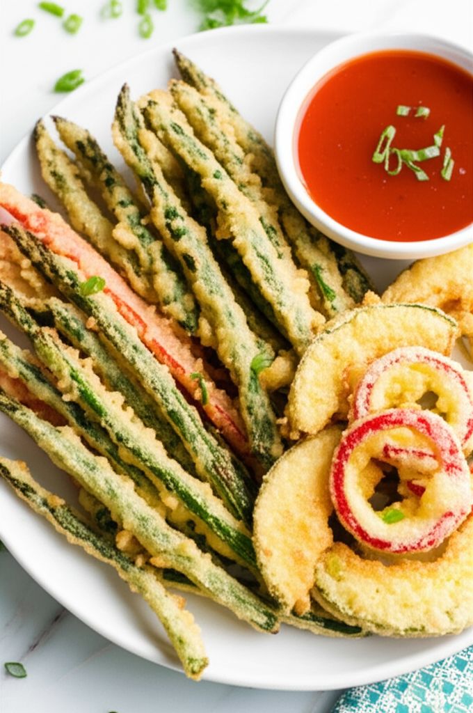 Air-Fryer Tempura Veggies