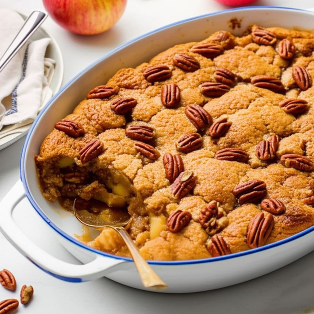 Apple Pecan Cobbler