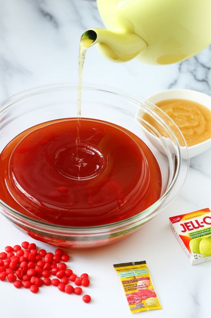 Applesauce Cinnamon Gelatin Salad