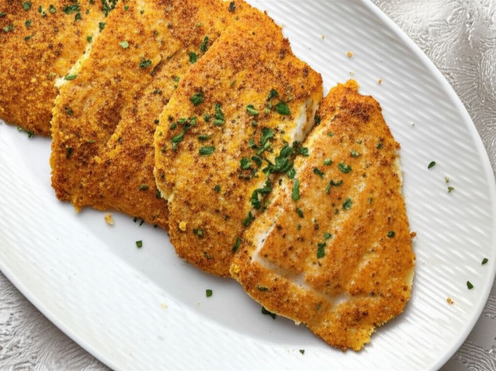 Baked Orange Roughy, Italian-Style