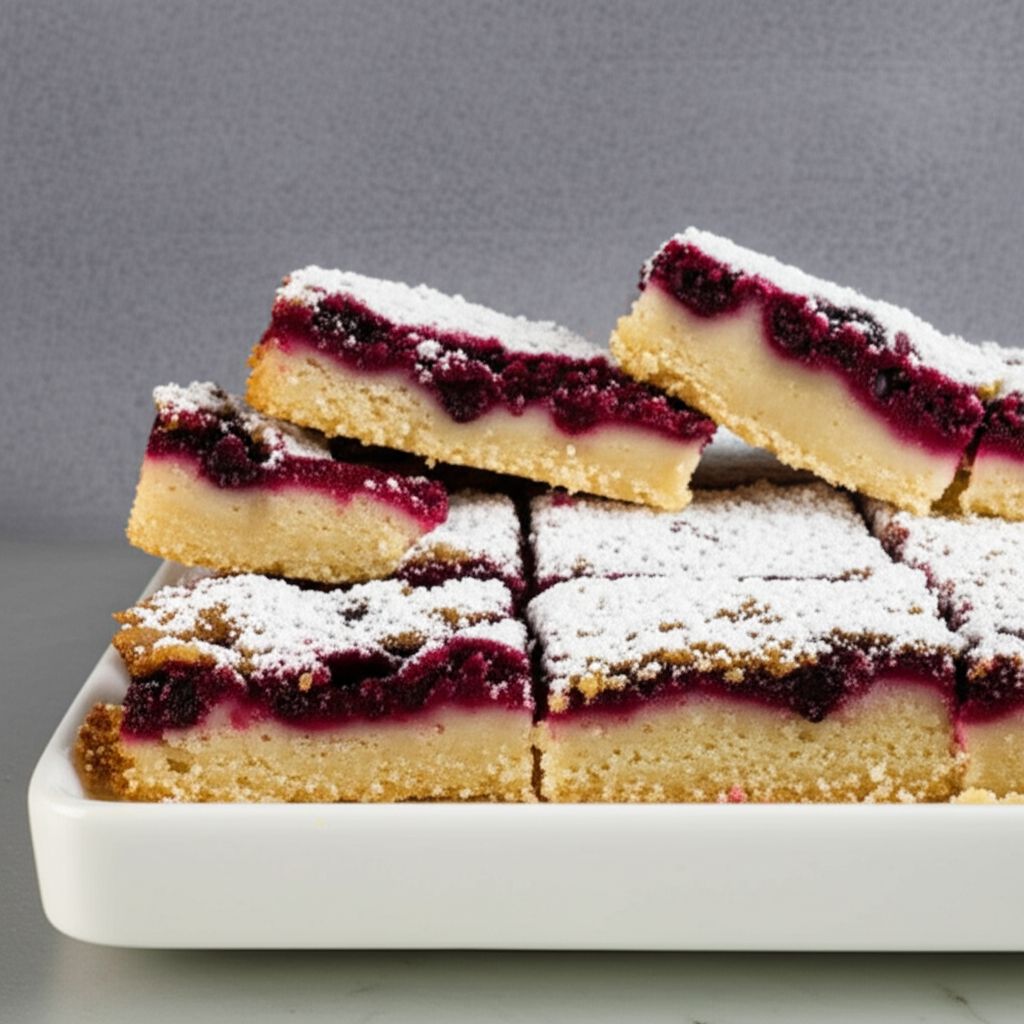Blackberry Shortbread Bars