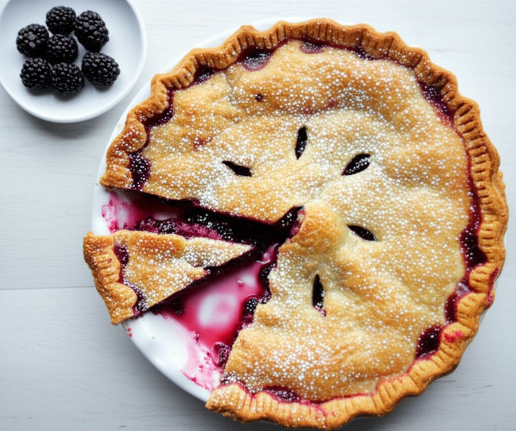 Blackberry-Chocolate Chip Pie