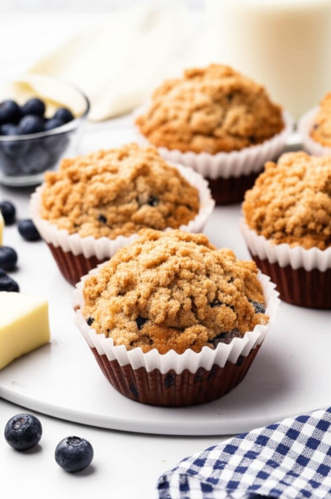 Blueberry Streusel Muffins