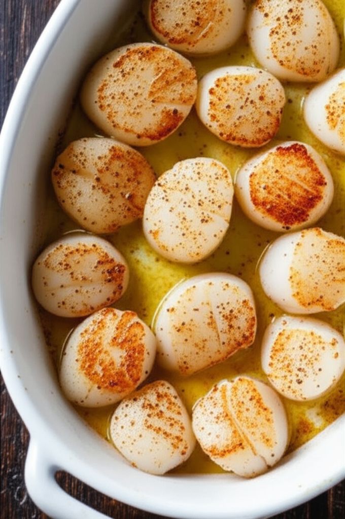 Broiled Scallops