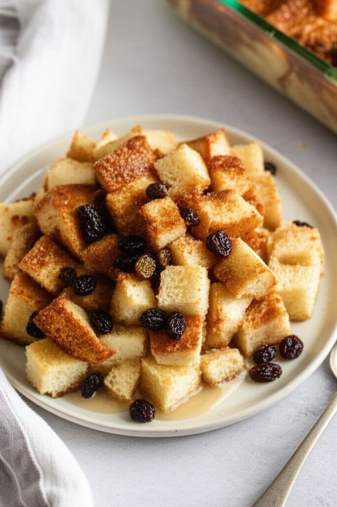 Butterscotch Raisin Bread Pudding