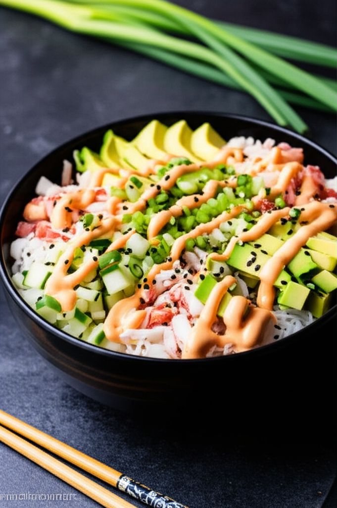 California Roll Rice Noodle Bowl