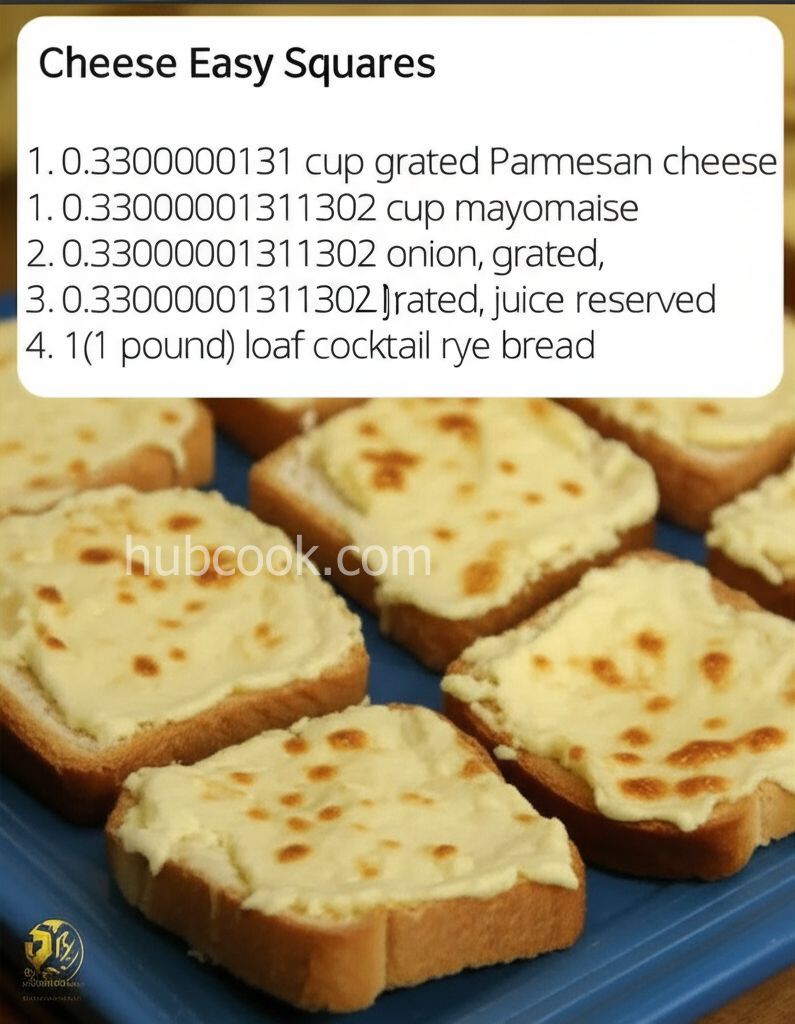 Cheese Easy Squares