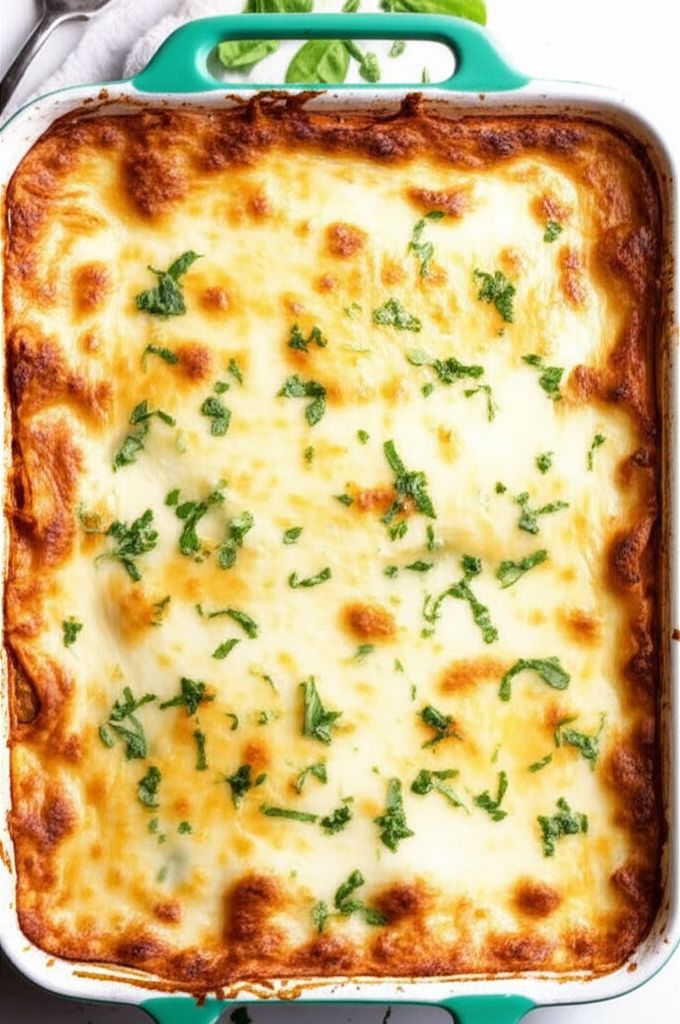 Cheesy Spinach Lasagna
