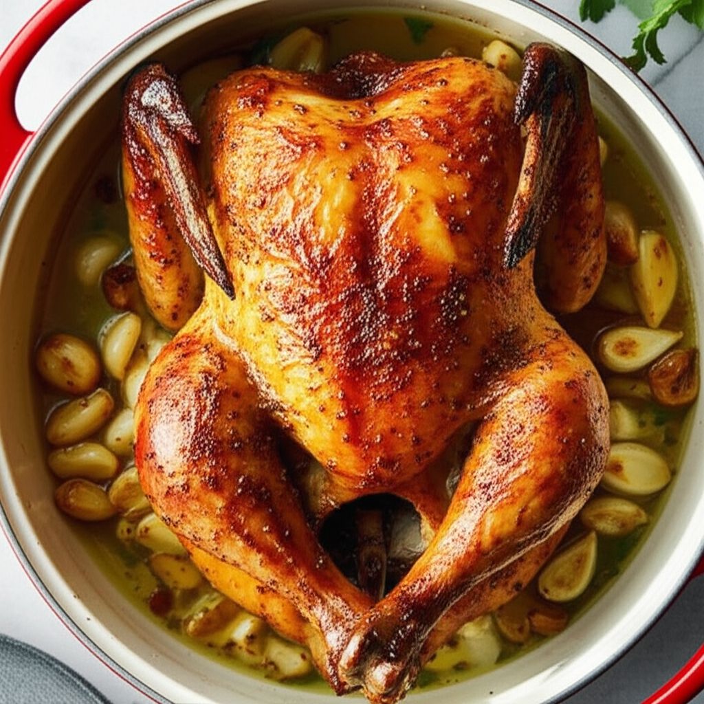 Chicken with 40 Cloves of Garlic
