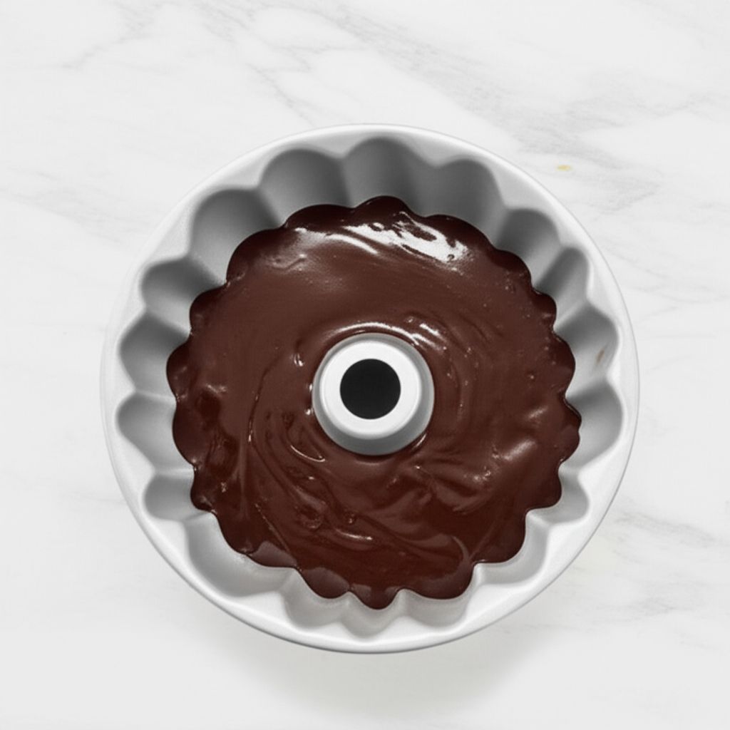 Chocolate Chocolate Chip Bundt Cake