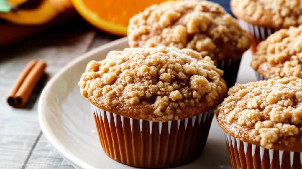 Cinnamon Streusel Orange Muffins