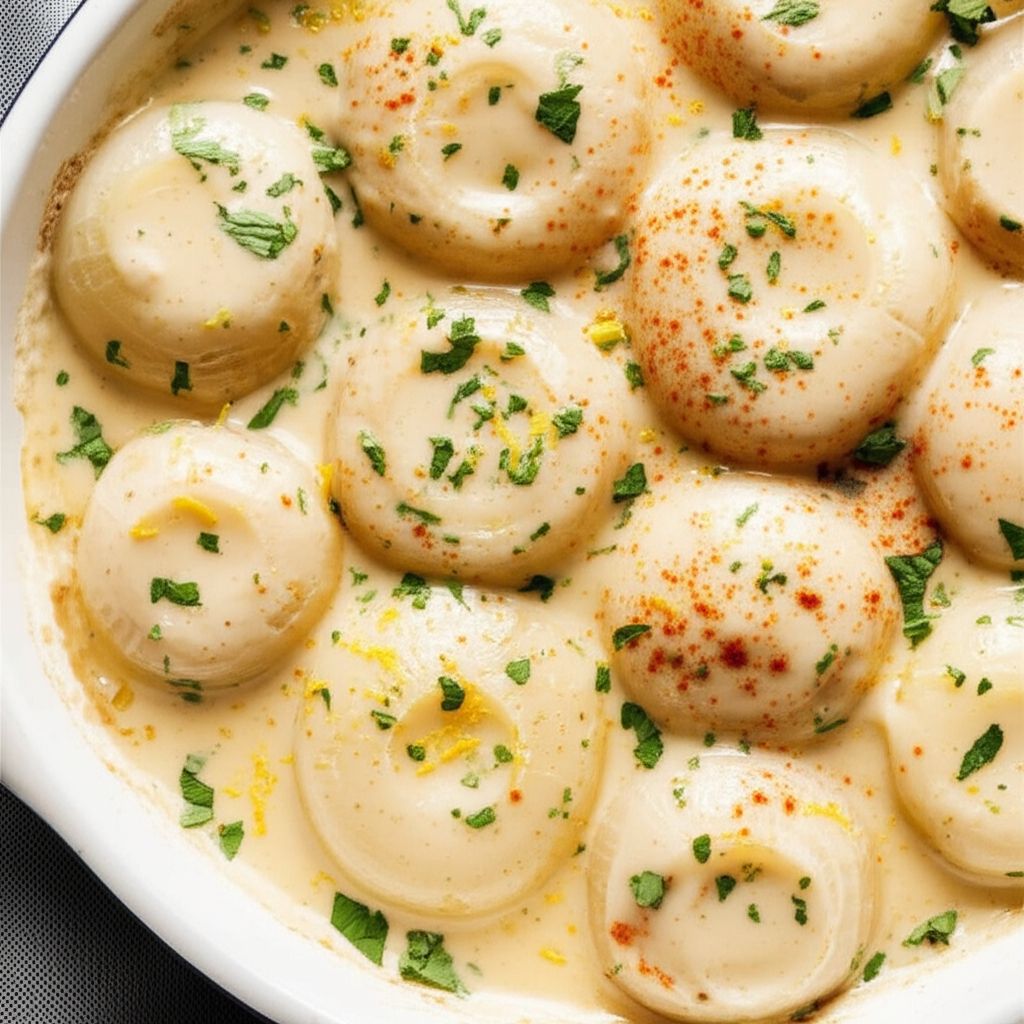 Creamed Onions and Sage