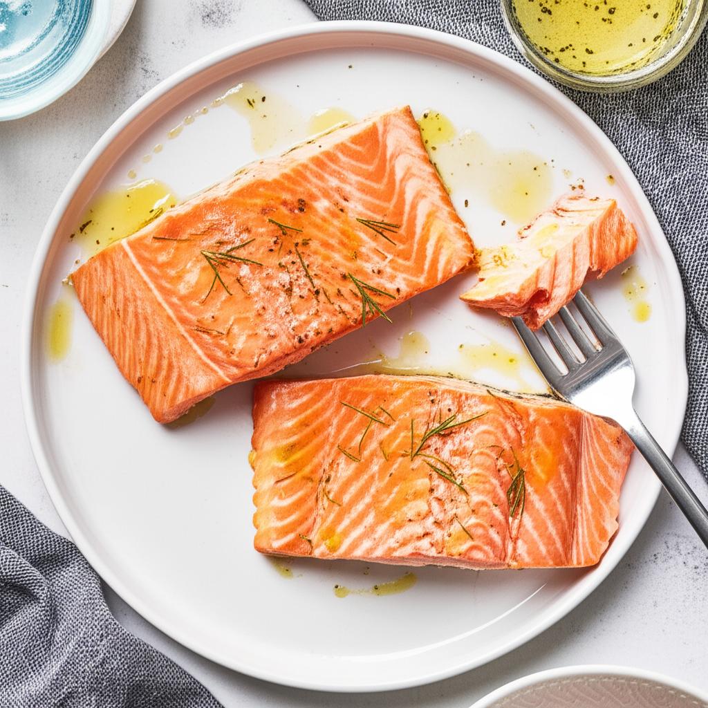 Dill Poached Salmon
