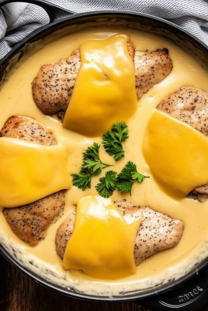 Easy Cheesy Skillet Chicken