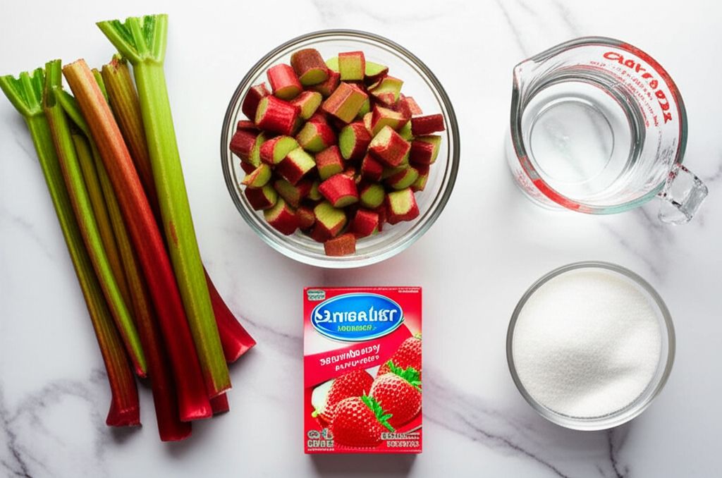 Easy Strawberry Rhubarb Sauce