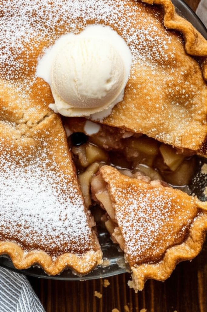 Fast Apple Rhubarb Pie