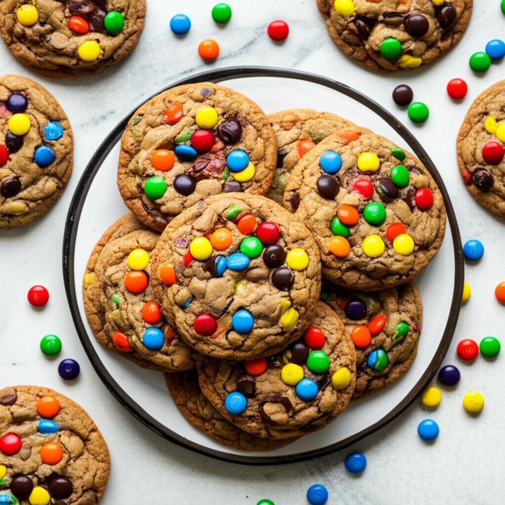 Flourless Monster Cookies