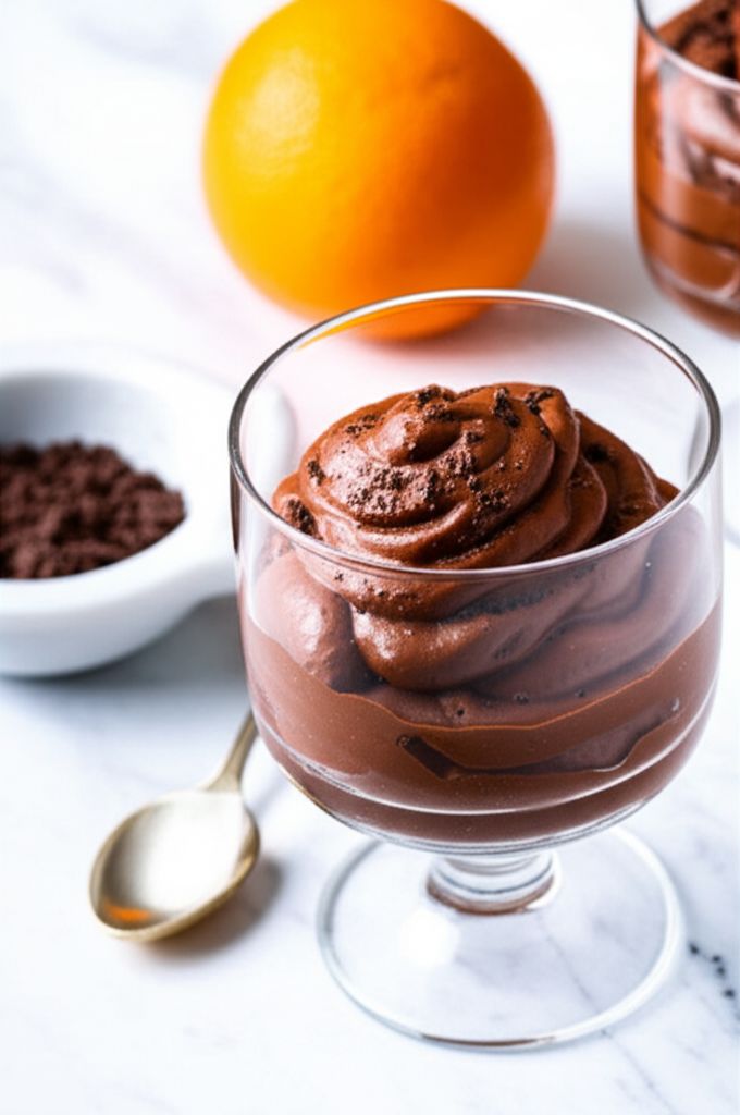French Chocolate Mousse with Orange