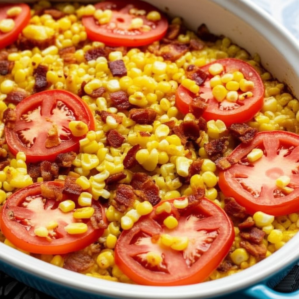 Fresh Corn and Tomato Casserole