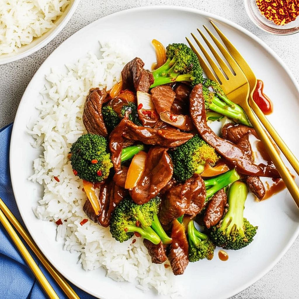 Hot and Tangy Broccoli Beef
