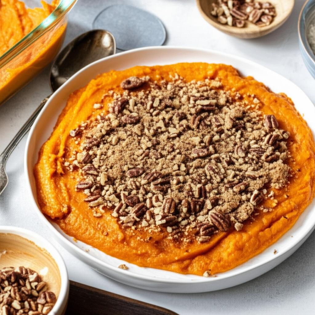 Mashed Sweet Potato Bake