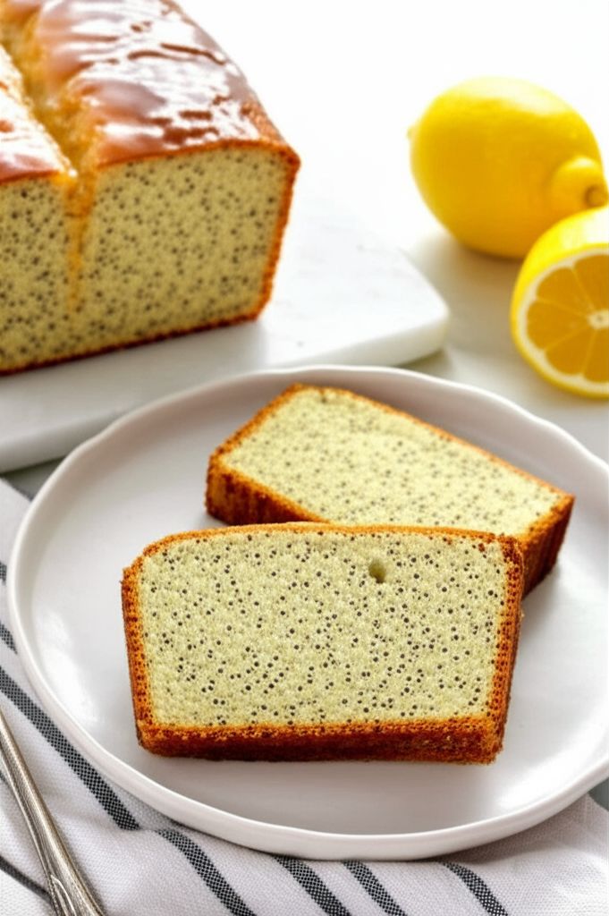 Moist Lemon Poppy Seed Cake