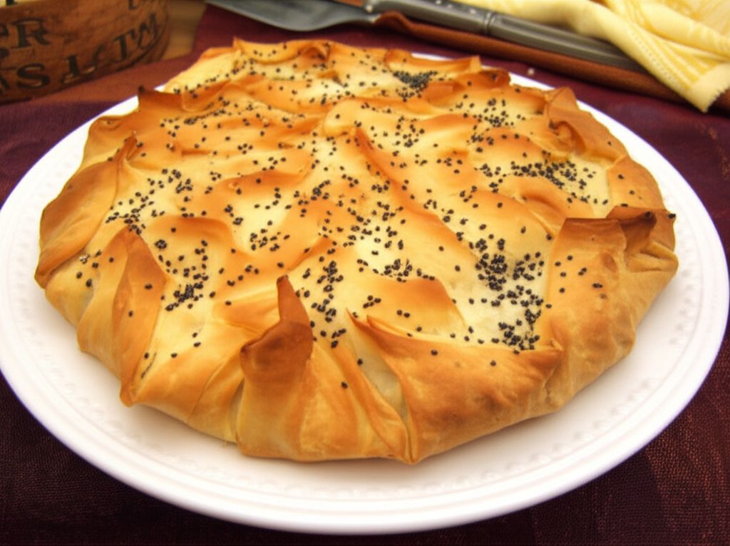 Mushroom, Spinach and Cheese Torta