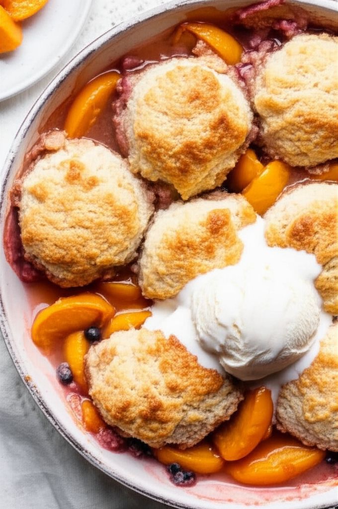 Old-Fashioned Peach Cobbler