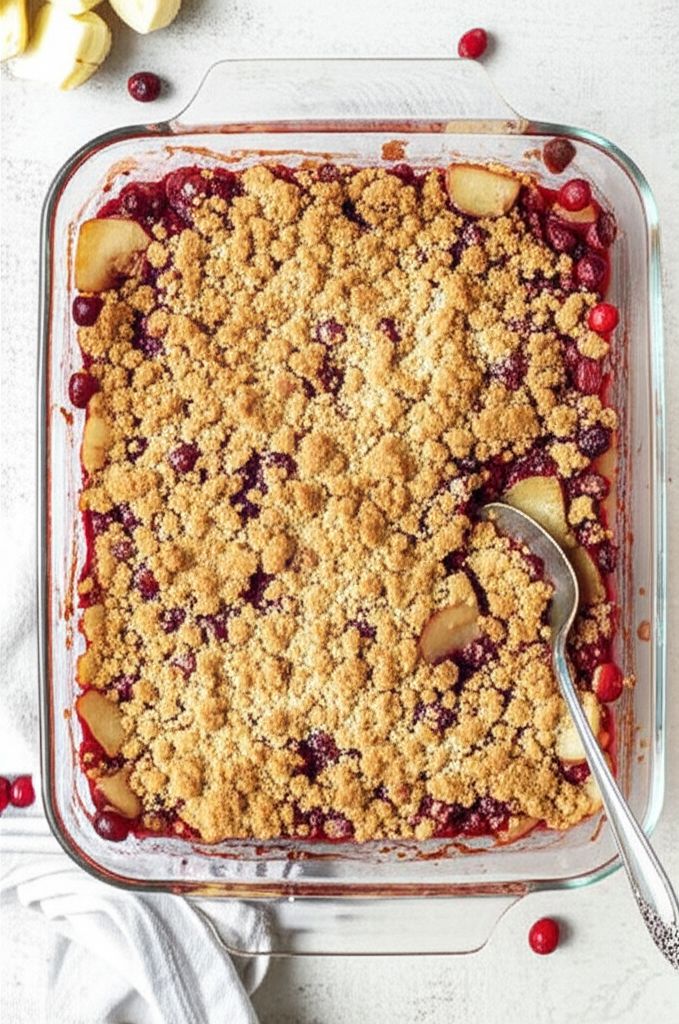 Pear Banana Berry Bake