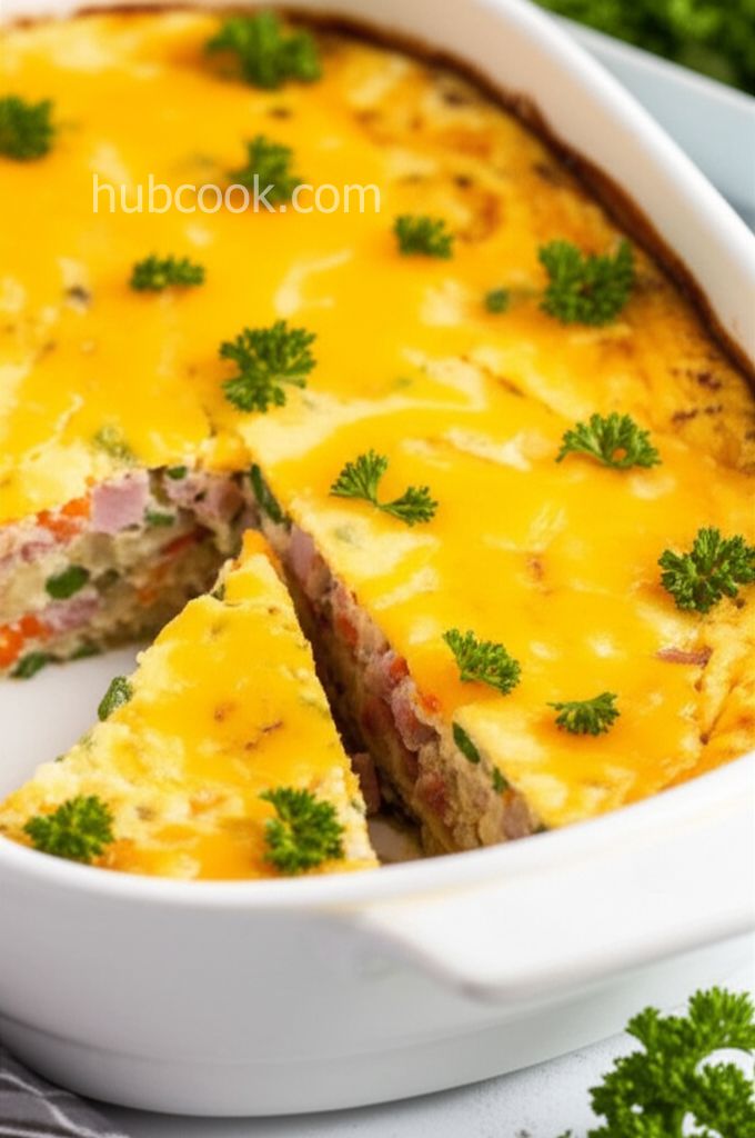 Quick Microwave Frittata Casserole