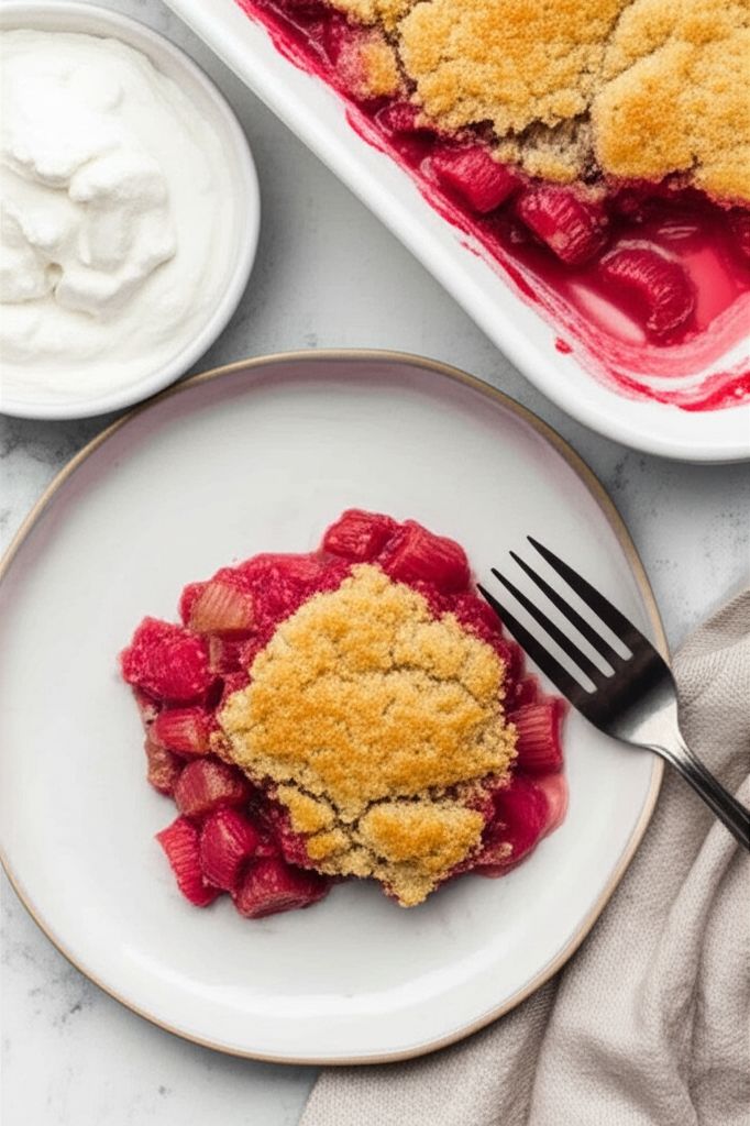 Rhubarb Cobbler