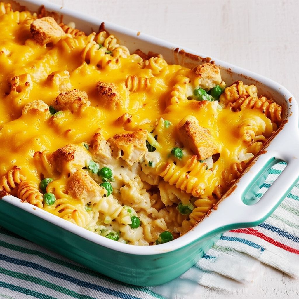 Rotini and Chicken Casserole