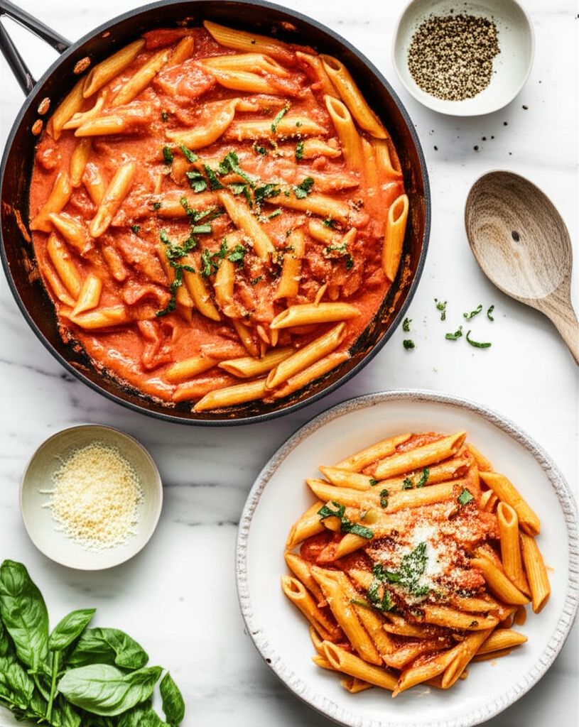 Simple Red Sauce with Pasta