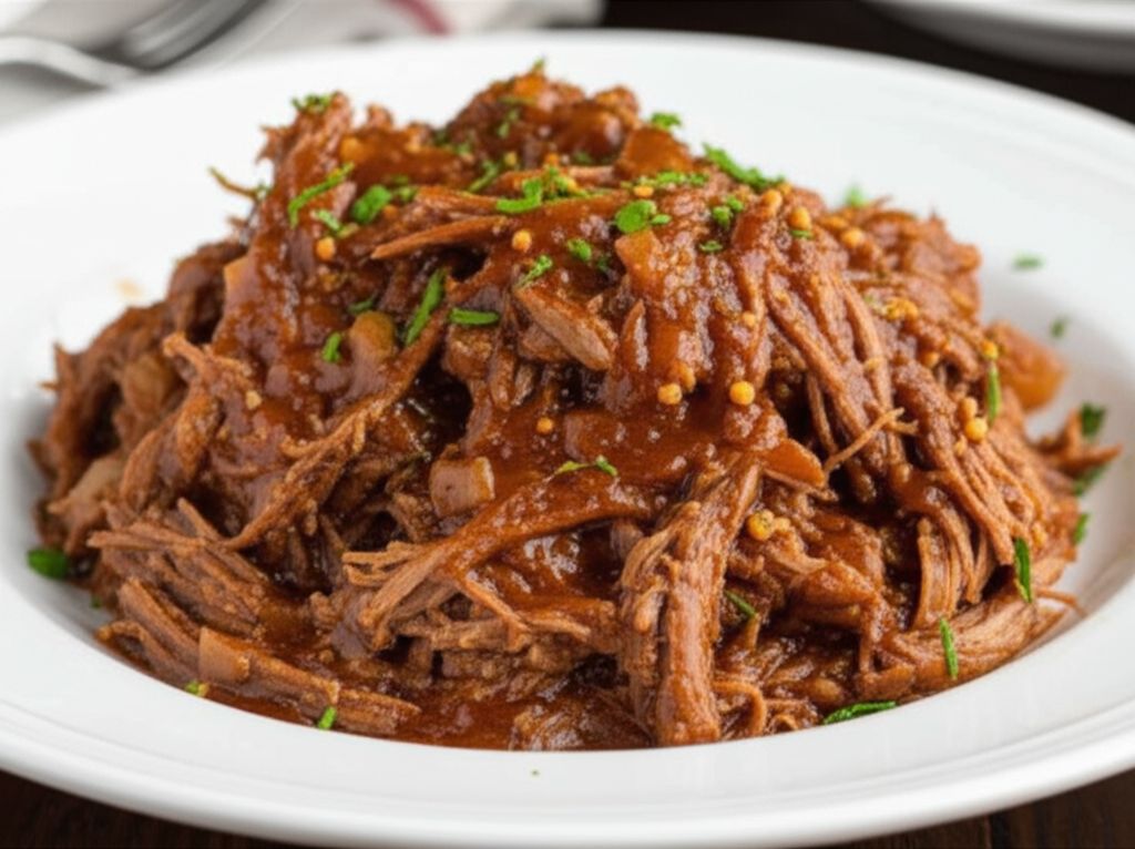 Slow Cooker Barbecue Beef