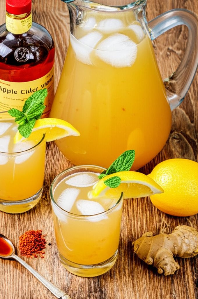 Spicy Lemon Ginger Switchel