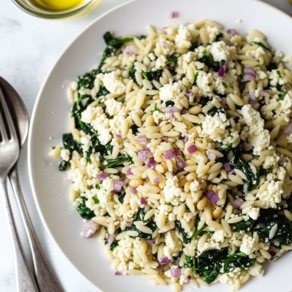 Spinach and Orzo Salad