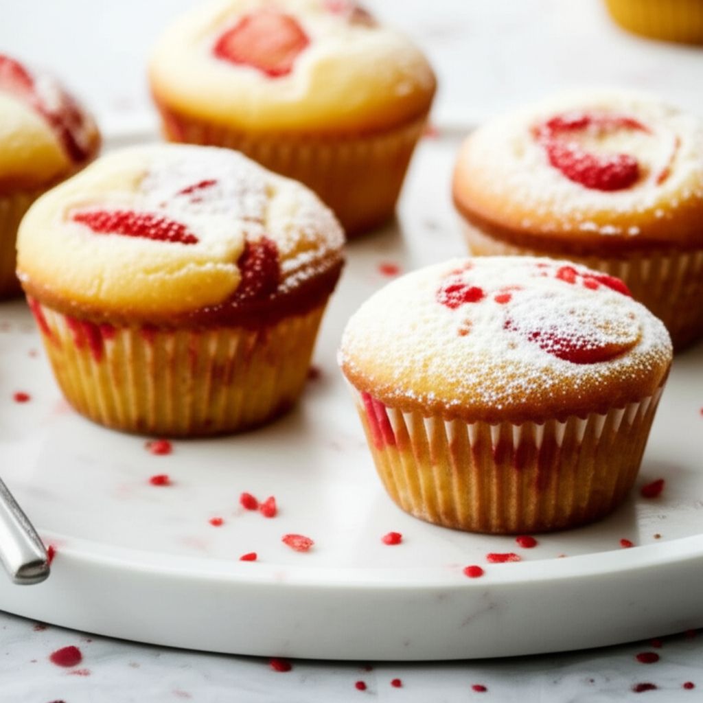 Strawberry Cheesecake Muffins