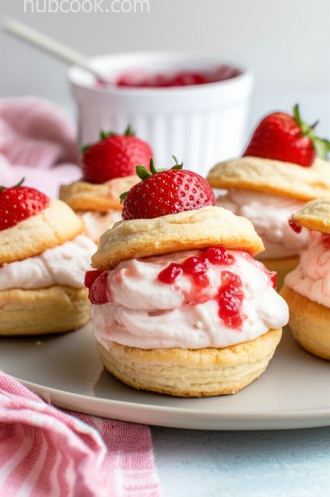 Strawberry Cream Cheese Clouds