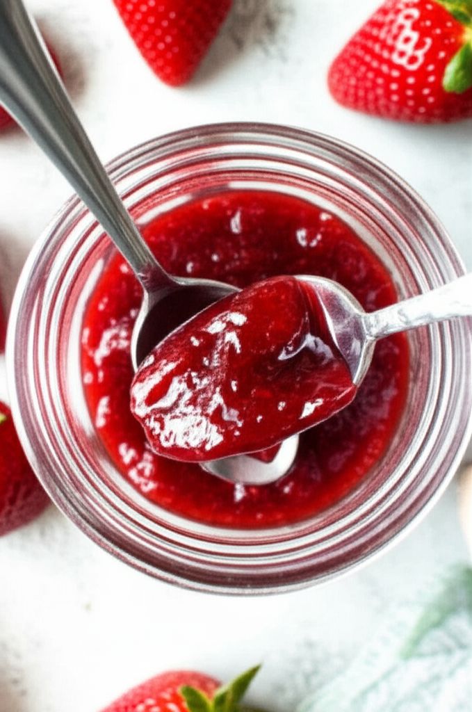 Strawberry-Vanilla Freezer Jam
