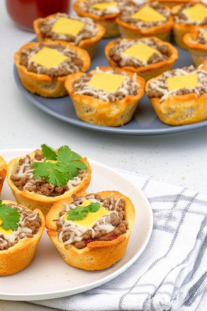 Tangy Turkey Taco Cups