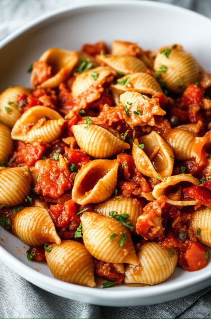 Tuna and Red Pepper Sauce