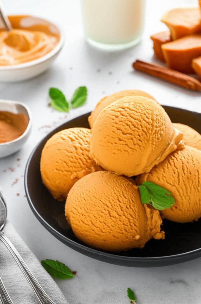 Vegan Pumpkin Ice Cream