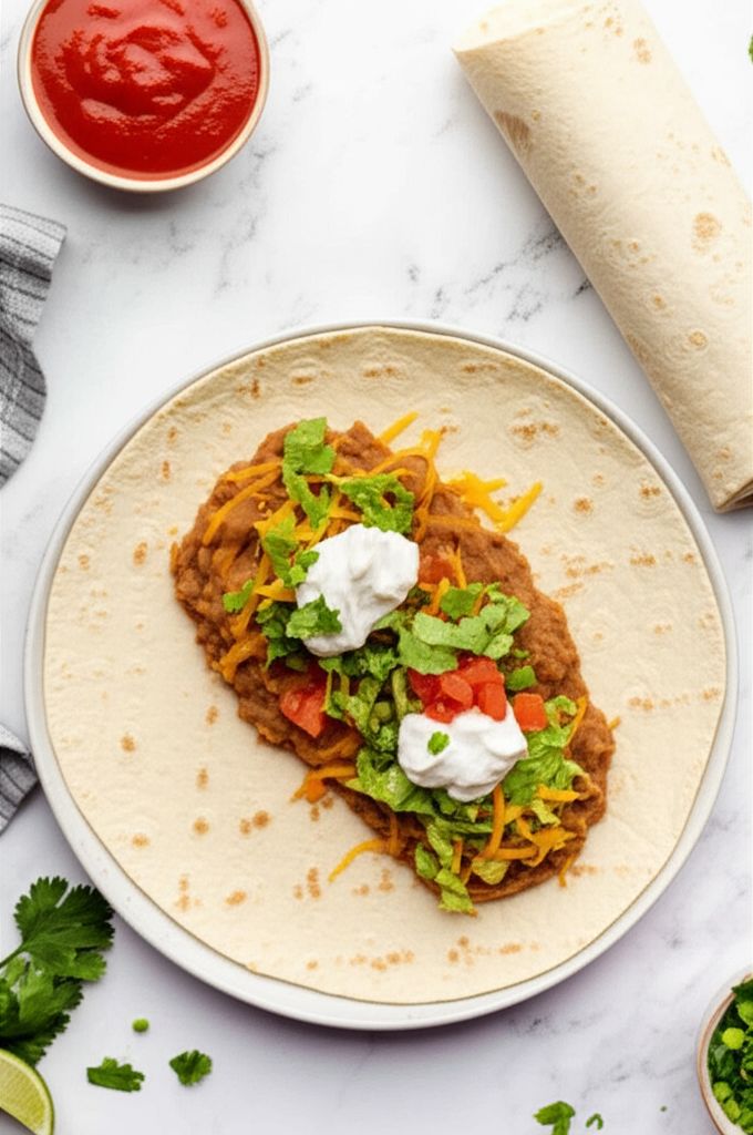 Vegetarian Bean Burritos