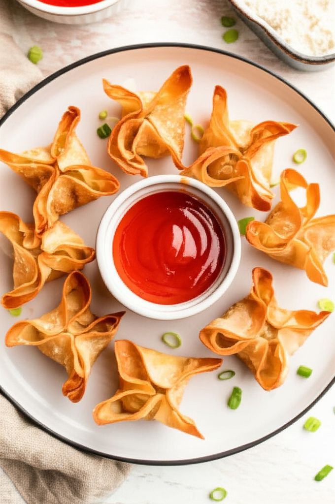 Air Fryer Crab Rangoon