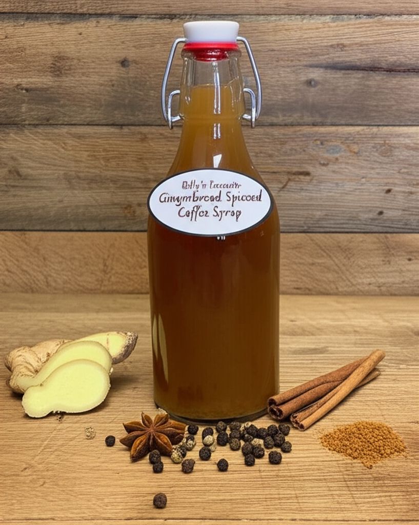 Billy's Favorite Gingerbread Spiced Coffee Syrup