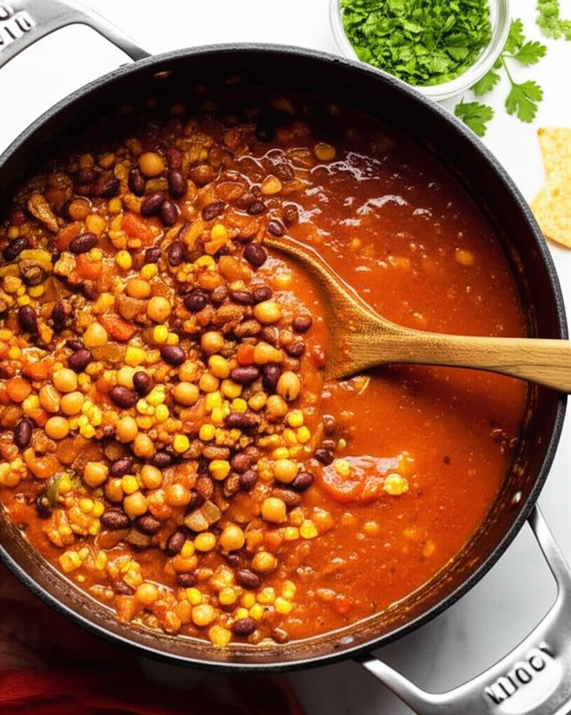 Black Bean and Chickpea Chili