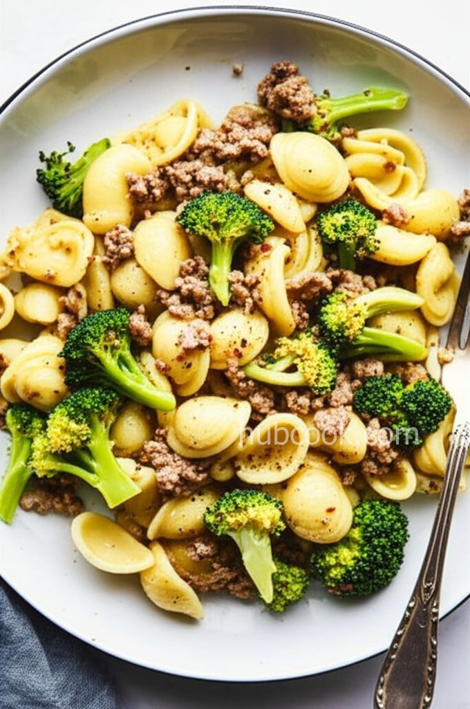 Broccoli and Sausage Cavatelli