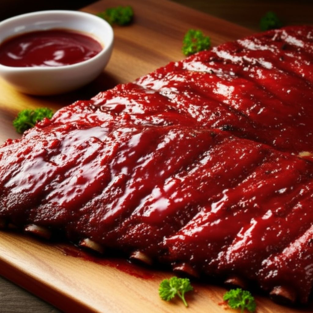Cherry-Chipotle Glazed Back Ribs